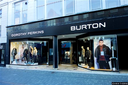 TOPMAN, TOPSHOP, DOROTHY PERKINS, ALL GONE FOR A BURTON!