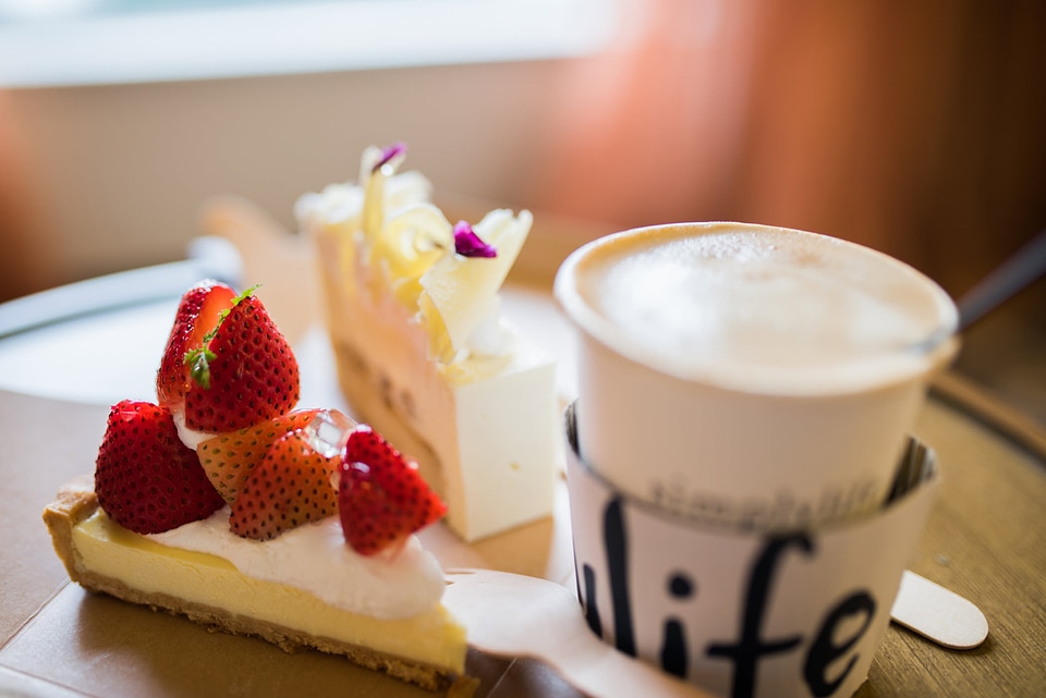 Strawberries, Cake & Coffee