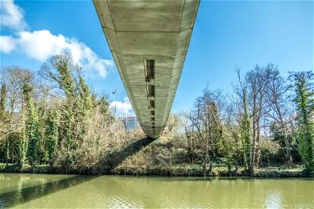 The Worlds First cranked stress ribbon bridge. Maidstone