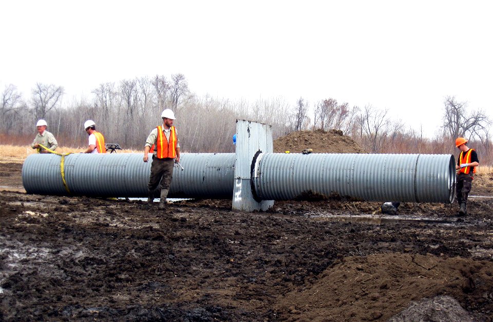 Preparing the 36-inch Pipe for Restoration