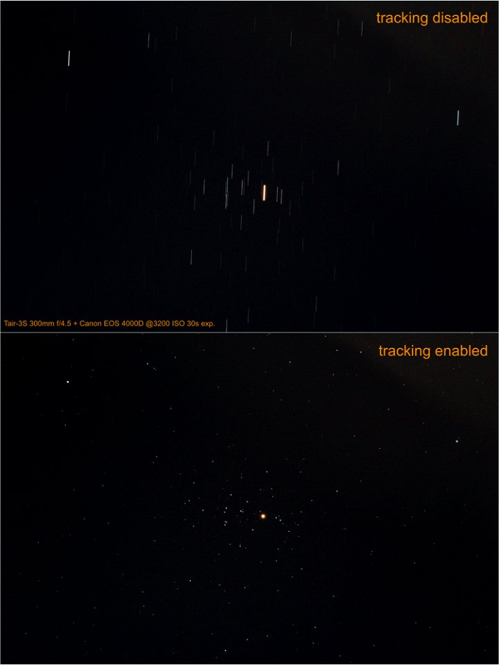 Tracking disabled VD enabled