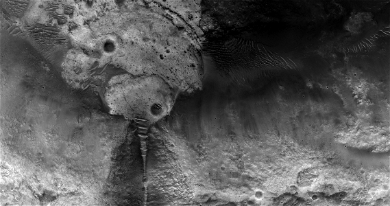 A Fan in a Southern Highlands Crater photo