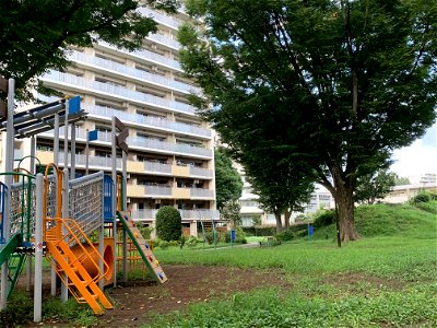 Hibarigaoka Danchi 5th Housing Complex Square in Nishitokyo-shi