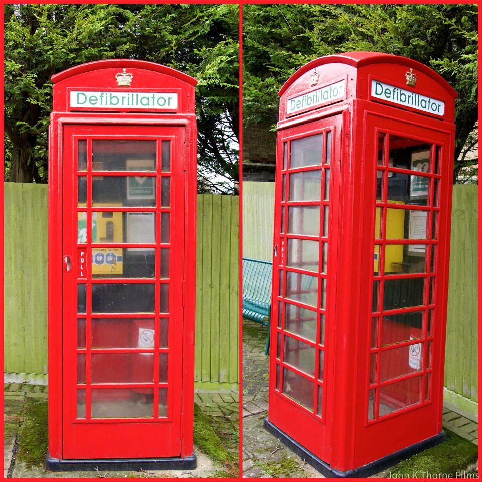 K6 TELEPHONE KIOSK. Detling. Grade 2 Listed Building.