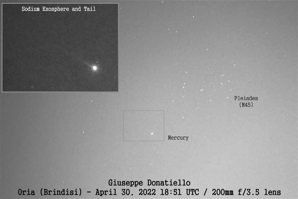 Mercury exosphere and Sodium Tail (v.2)
