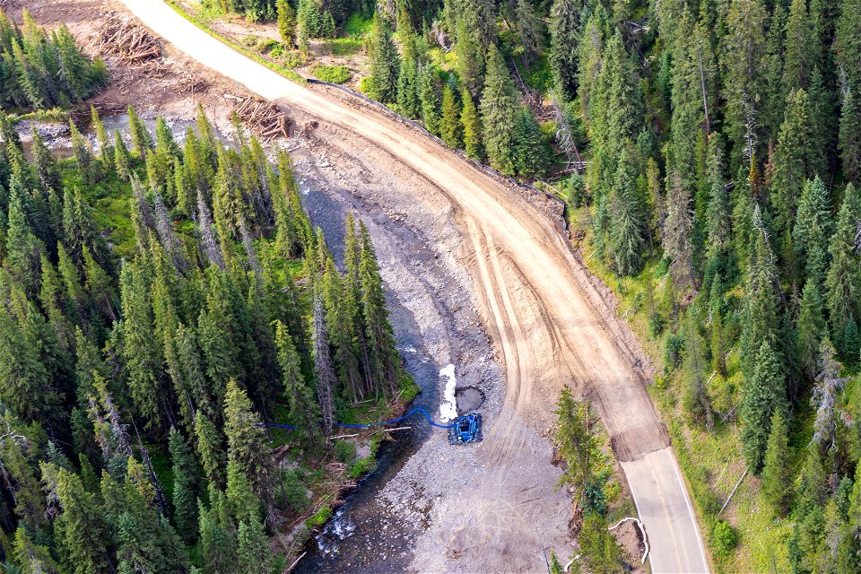 Northeast Entrance Road repair progress September 1, 2022: section 1 (2) photo