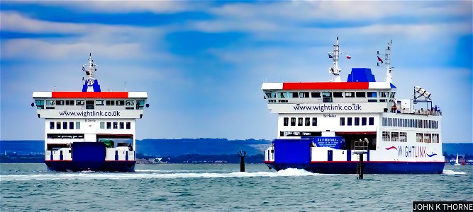 Wightlink ST Cecilia and ST Helen