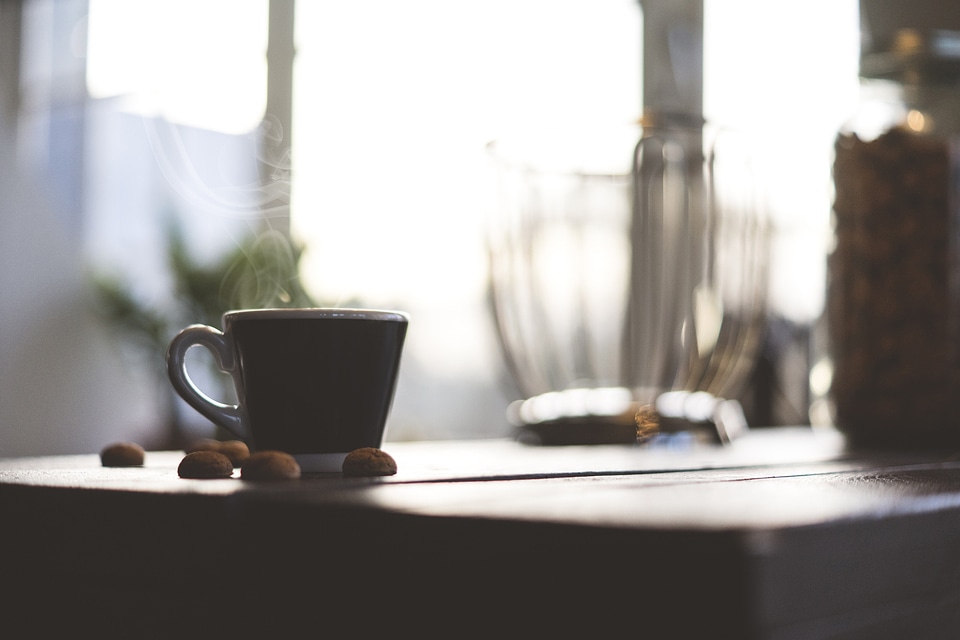 Morning Coffee on Table photo