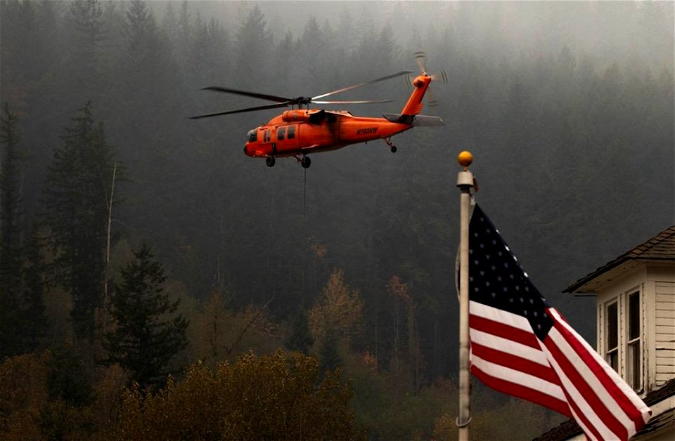 Bucket Work, Bolt Creek Fire, Washington