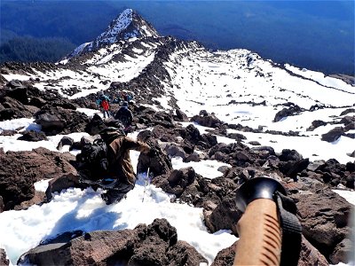 20211031-GP-Face of lowest boulder pile on Mount ST. Helens climbing route by Andy Goodwin
