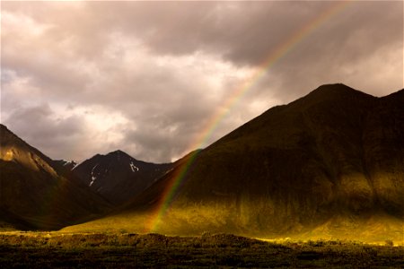 Rainbow in the Brooks Range photo