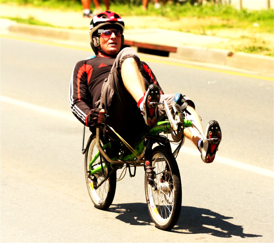 Laid back at the 94.7 cycle challenge?