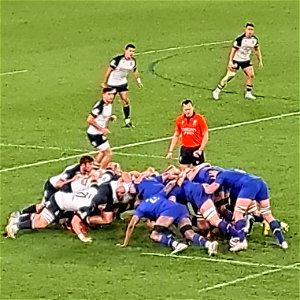 Scrum Six nations France vs Italy 2023 Rome Italy photo