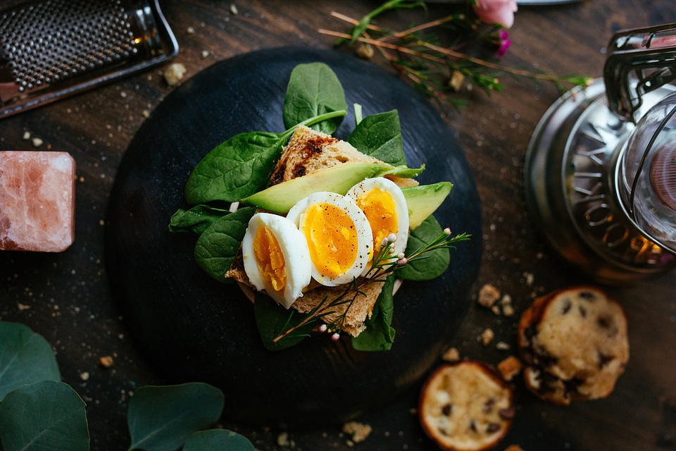 Eggs on Toasted Bread