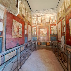 Bright Room in Casa De Vetti Ruins Pompeii Italy