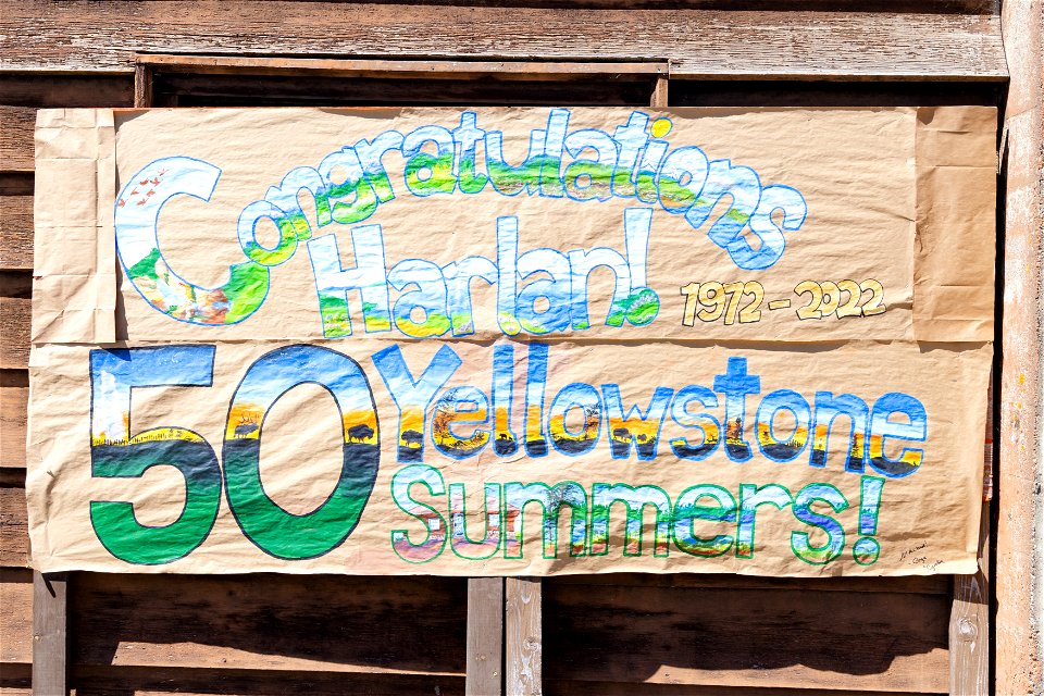 Celebrating Harlan Kredit and his 50th summer in Yellowstone (2)