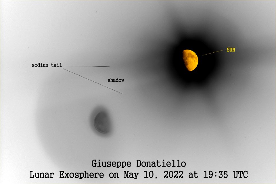 Exosphere of the Moon and Sodium Tail - Free photos on creazilla.com