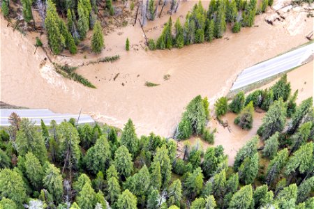 Yellowstone flood event 2022: Northeast Entrance Road washout (7)