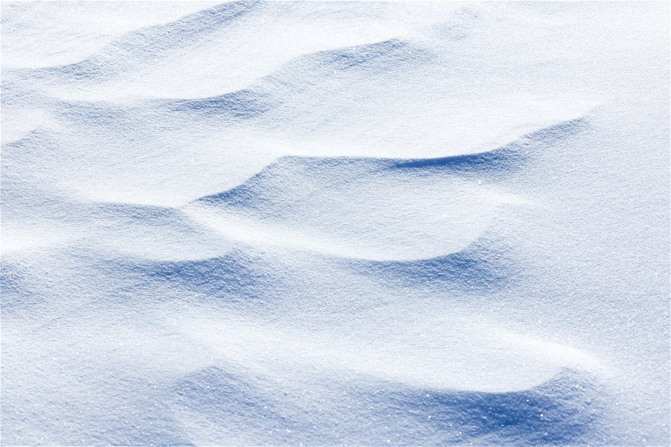 Textures of snow at Selawik National Wildlife Refuge