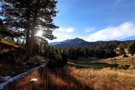 Views of Sepulcher Mountain from the Beaver Ponds Loop Trail