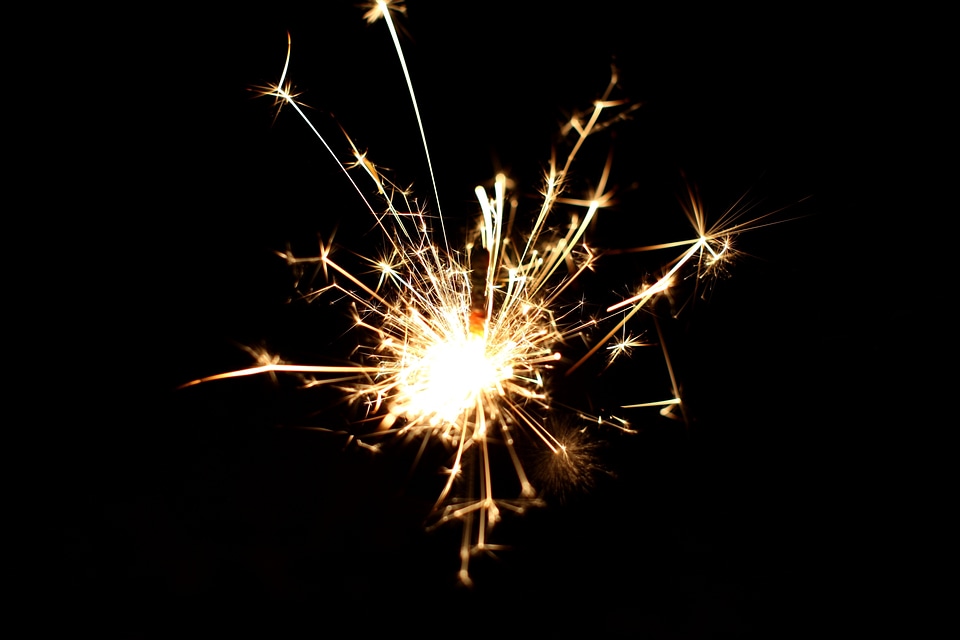 Light celebration new years