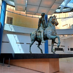 Marcus Aurelius Bronze 176 AD Capitoline Museum Rome Italy