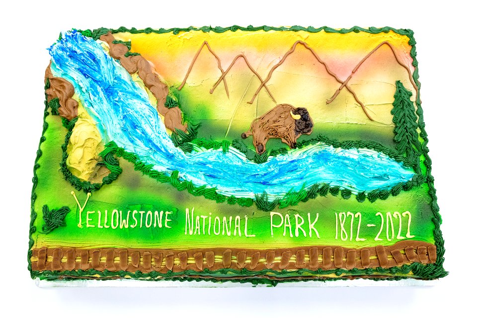 150th cake for the 15th Biennial Science Conference on the Greater Yellowstone Ecosystem