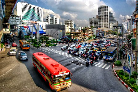 Busy Bangkok. photo