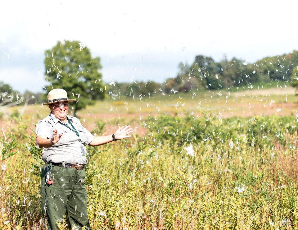 Ranger Margaret in the Milkweed