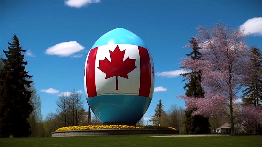 'Happy Easter Long Weekend, Canada!'
