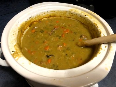 A Day of Crocking... Split Pea Soup photo