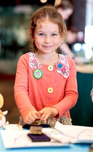 Child Stamping Book photo