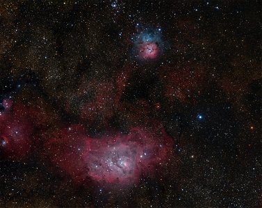 Messier 8 - Messier 20 (2022 AI) photo