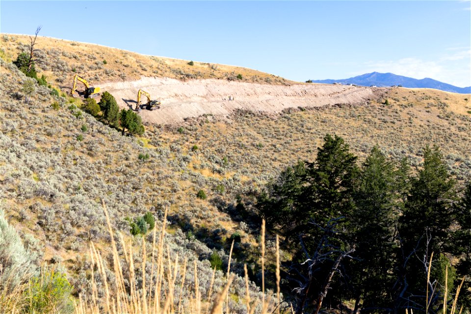 Old Gardiner Road Improvement Project: New Mammoth approach August 24, 2022