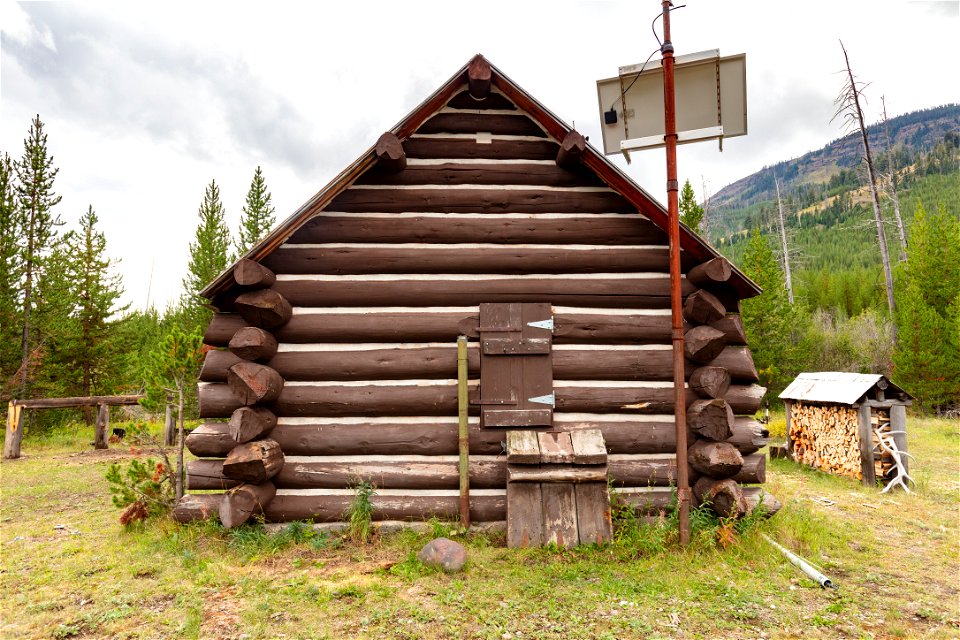Calfee Creek Patrol Cabin: north view