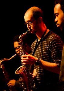 Steve Lehman Octet 23 januari 2011 BIM Amsterdam - Steve Lehman met Mark Shim & Jonathan Finlayson