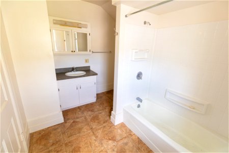 Housing improvement project goal 3 - Soap Suds Row housing: before bathroom (2)