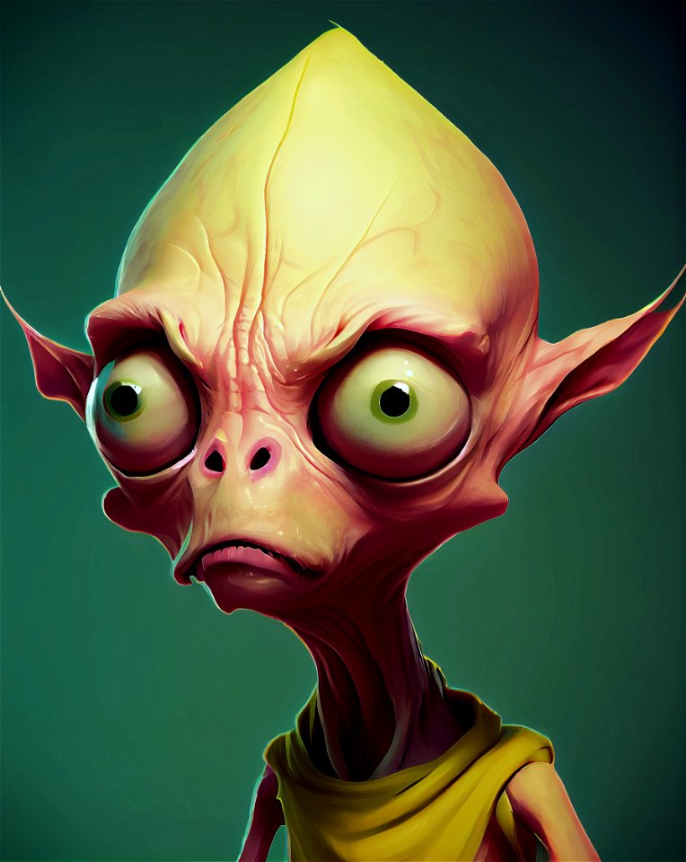 'Albert the Alien' photo