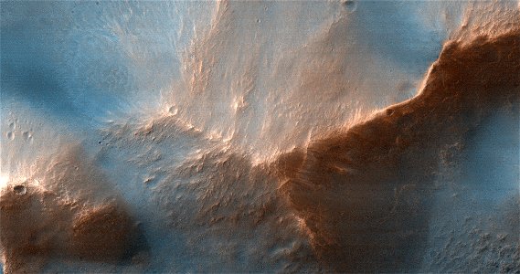 A Potential Mars Landing Site near Mounds photo