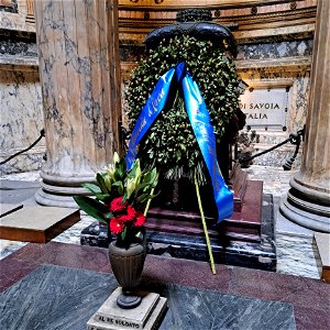 Umberto and Margaherita purple marble in Pantehon Rome Italy