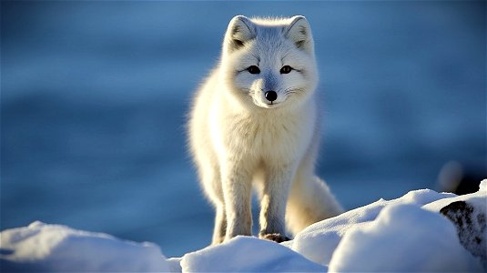'An AI Arctic Fox' photo