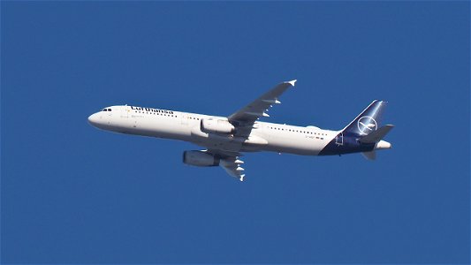 Airbus A321-231 D-AIDF Lufthansa from Barcelona (7600 ft.) photo