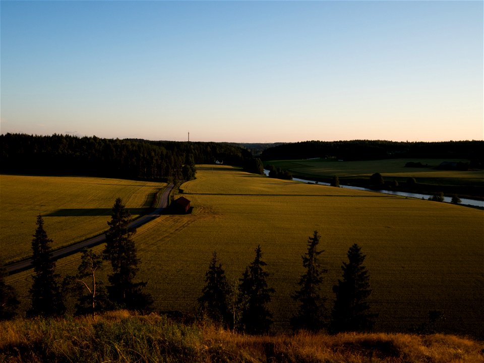 Vanhanlinna at Sunset