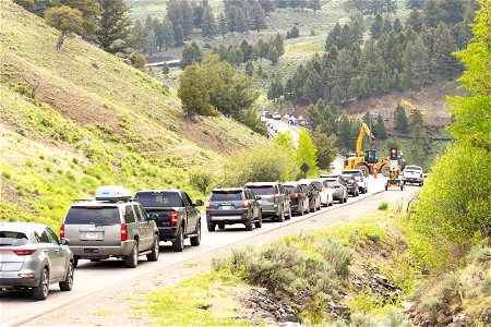 Yellowstone River Bridge Improvement Project: temporary delays photo