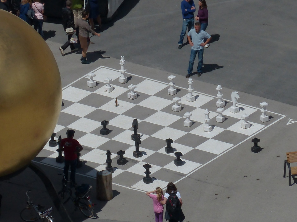 Chess street chess kapitelplatz