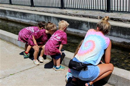 Summer Camp Visitors at D.C. Booth Historic National Fish Hatchery photo