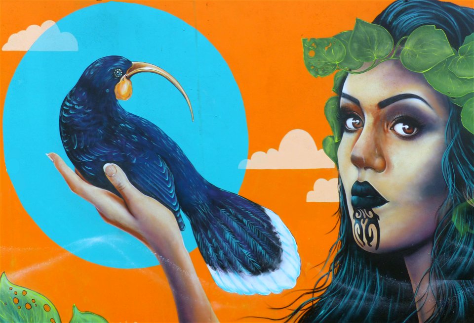 Mural by artist Erika Pearce.
