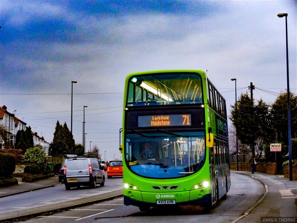 KX13AVN London Road Maidstone. Replaced in 2021 by 2004 buses!!!!