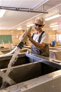 Filling a Fish Hauling Tank photo