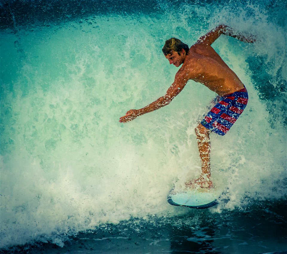 The smiling surfer photo